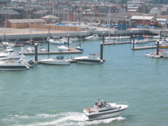 Goodbye Cracker... still moored at Cowes.. she'll be needed again soon