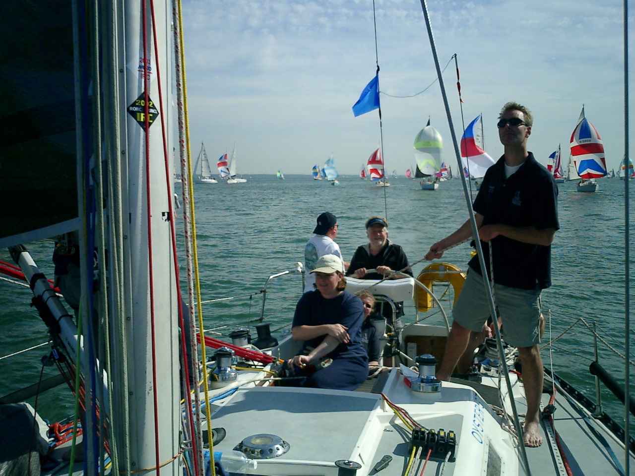 gentle breezes to the Needles as we stay offshore and keep the breeze