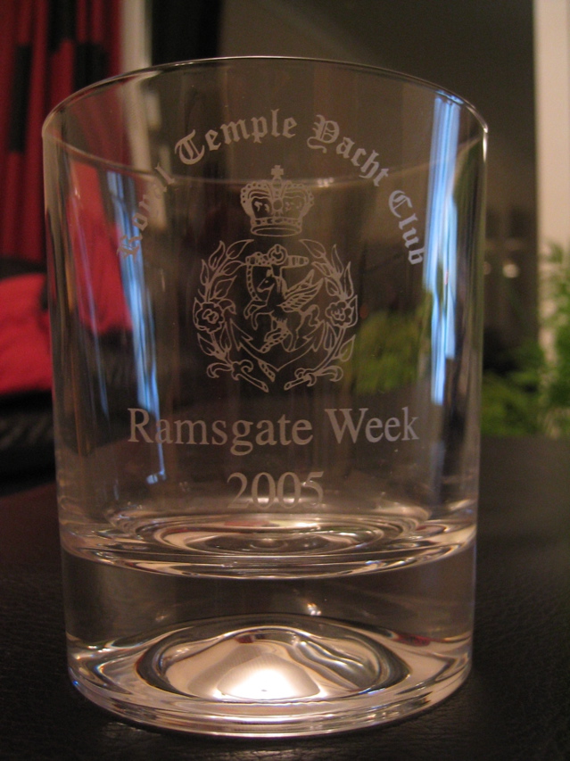 The Royal Temple Yacht club glassware