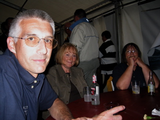 Stand-in Terry now part of the Ramsgate crew... Angie and Carole